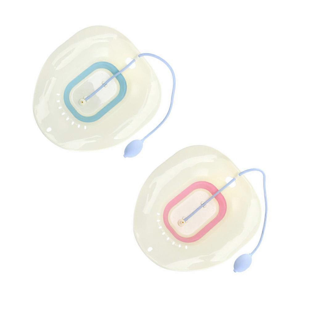 Sturdy Sitz Bath Practical Toilet Seat For Elderly Assorted Color Non-slip Design 2 Sets