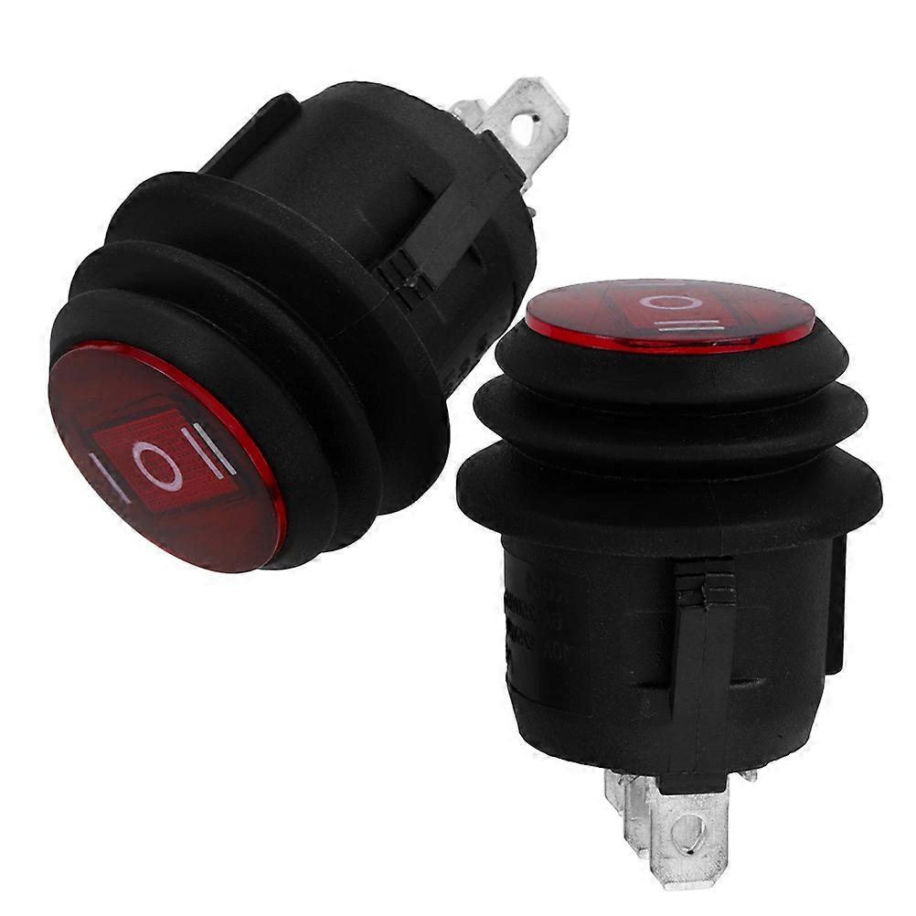 2pcs Round Toggle Switch Position Pin for Automotive Electrical Controls, Durable Material, Simple Operation for Truck and Camper Use