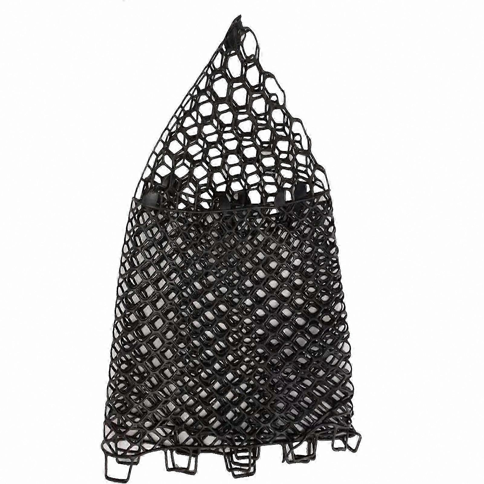 Fishing Landing Net with Rubber Coating, Universal Snag-Free Replacement Mesh for Outdoor Use - Lightweight and Foldable, 32cm & 47cm Depth Options