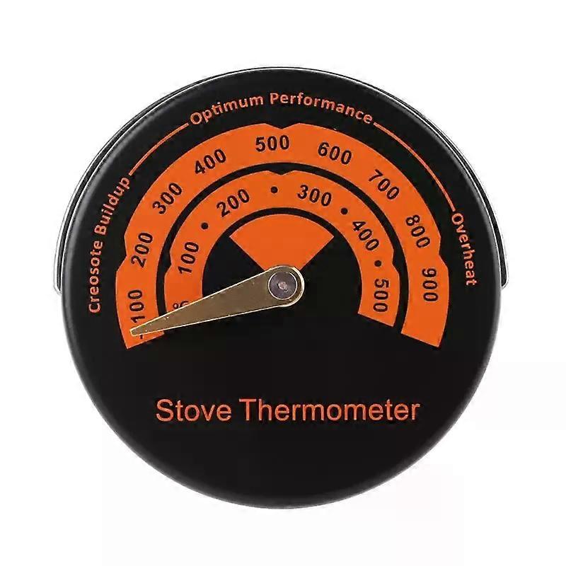 Magnetic Thermometer Stove Fireplace Fan Temperature Monitor Fire Place Combustion Indicator With Sensitivity Sensor
