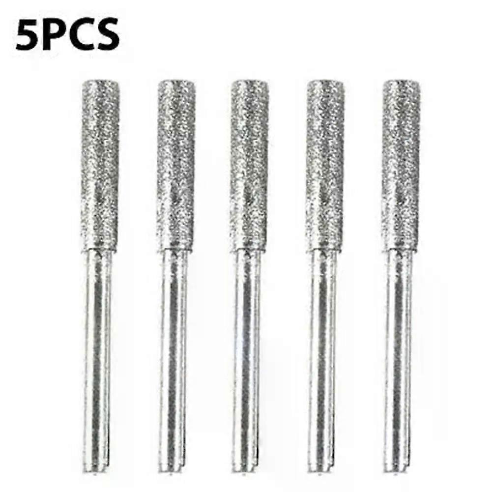 5Pcs Diamond Grinder Grinding Stone Tools for Chainsaw Chain Sharpening Carbide Sharpening Carving Abrasive Tools