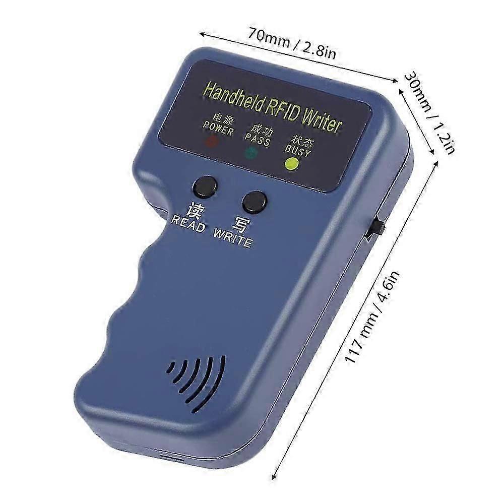 يده 125 كيلو هرتز قارئ RFID الكاتب الناسخ ناسخة ، ترقية بطاقة الهوية مبرمج مواز ، مع 10 قطع