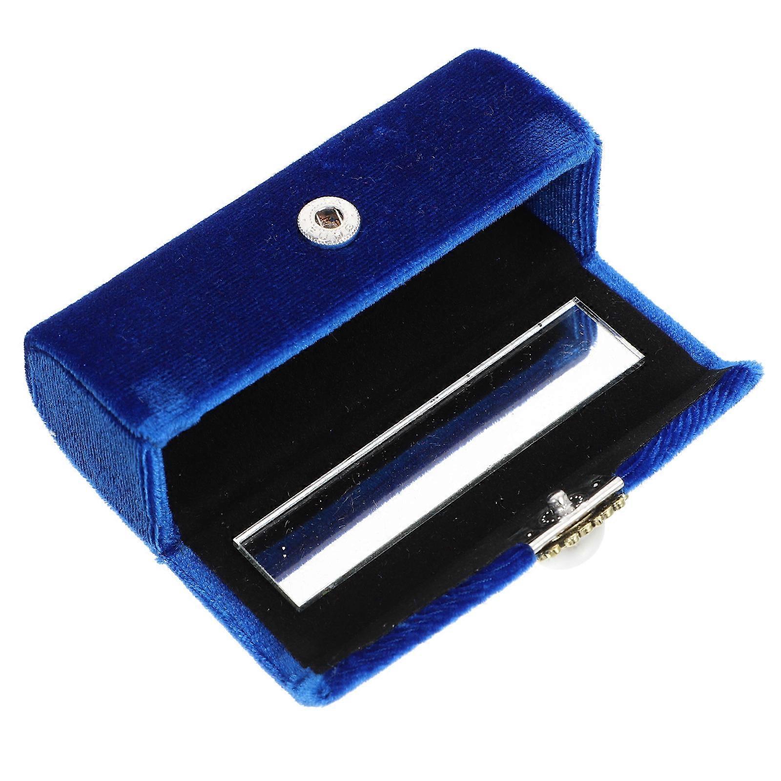 Women Lipstick Case Lipstick Storage Mirror Included Retro Style 1Set
