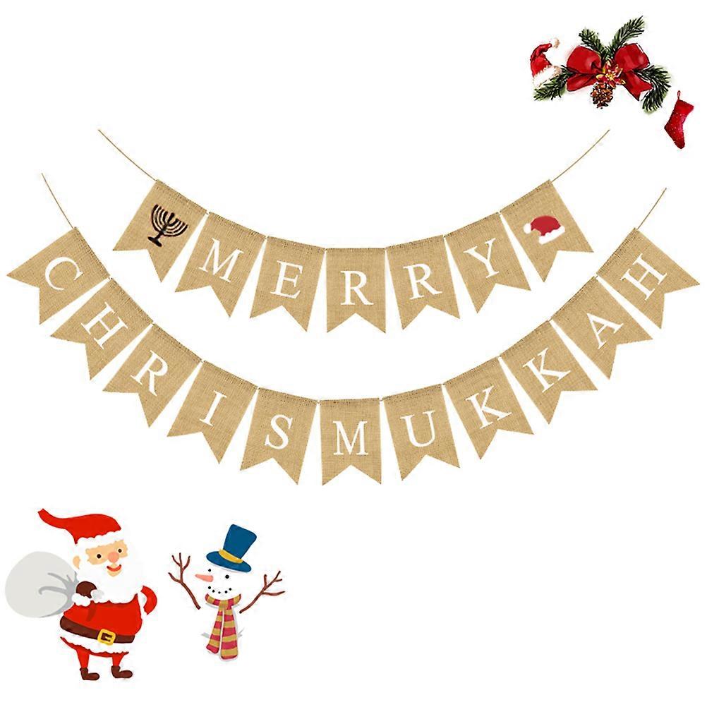 Swallowtail Shape Christmas Party Decoration Bunting Candle Holder Family Assorted Color 1 Set