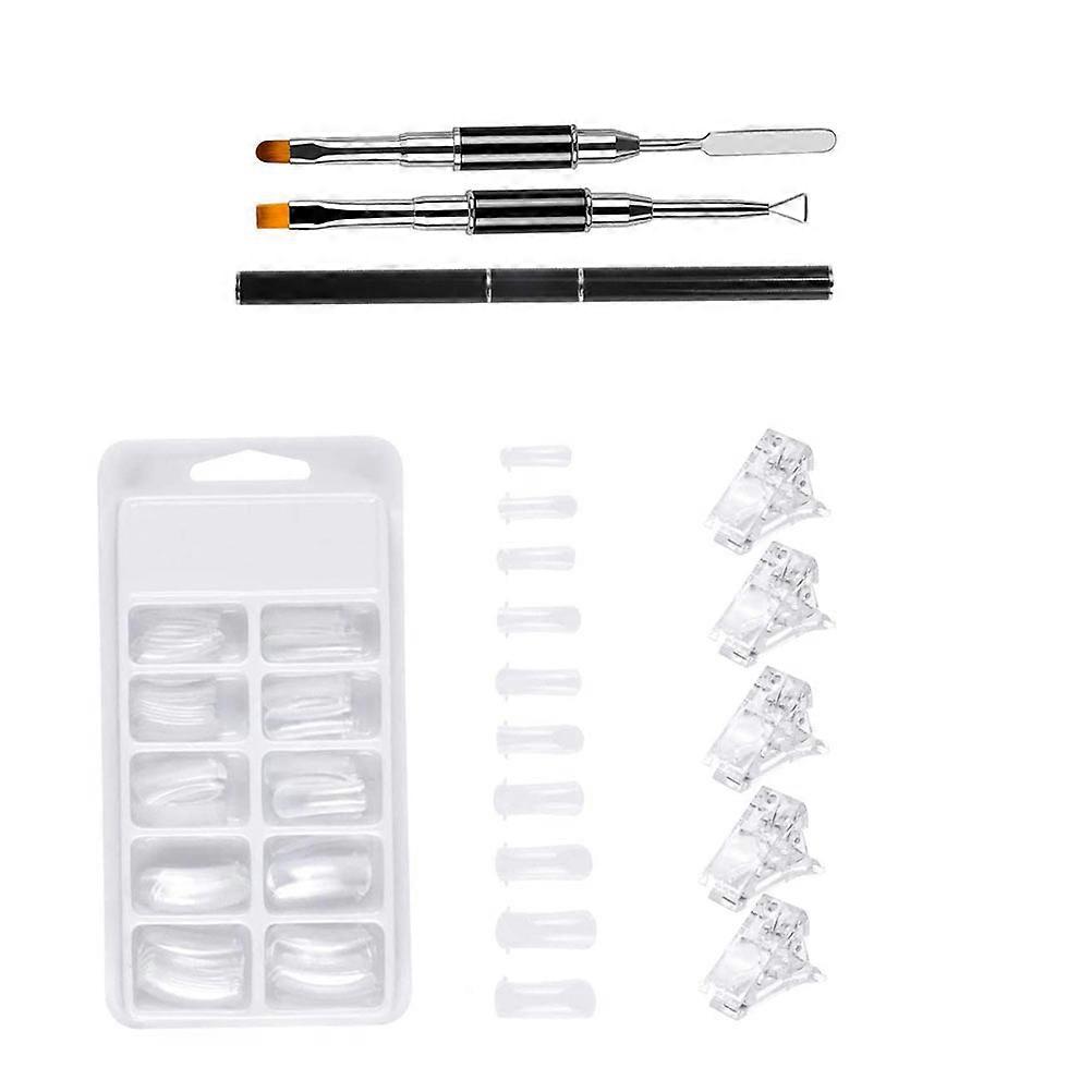 Nail Extension Tips Manicure Accessory For Women 20x10cm White Durable 1 Set