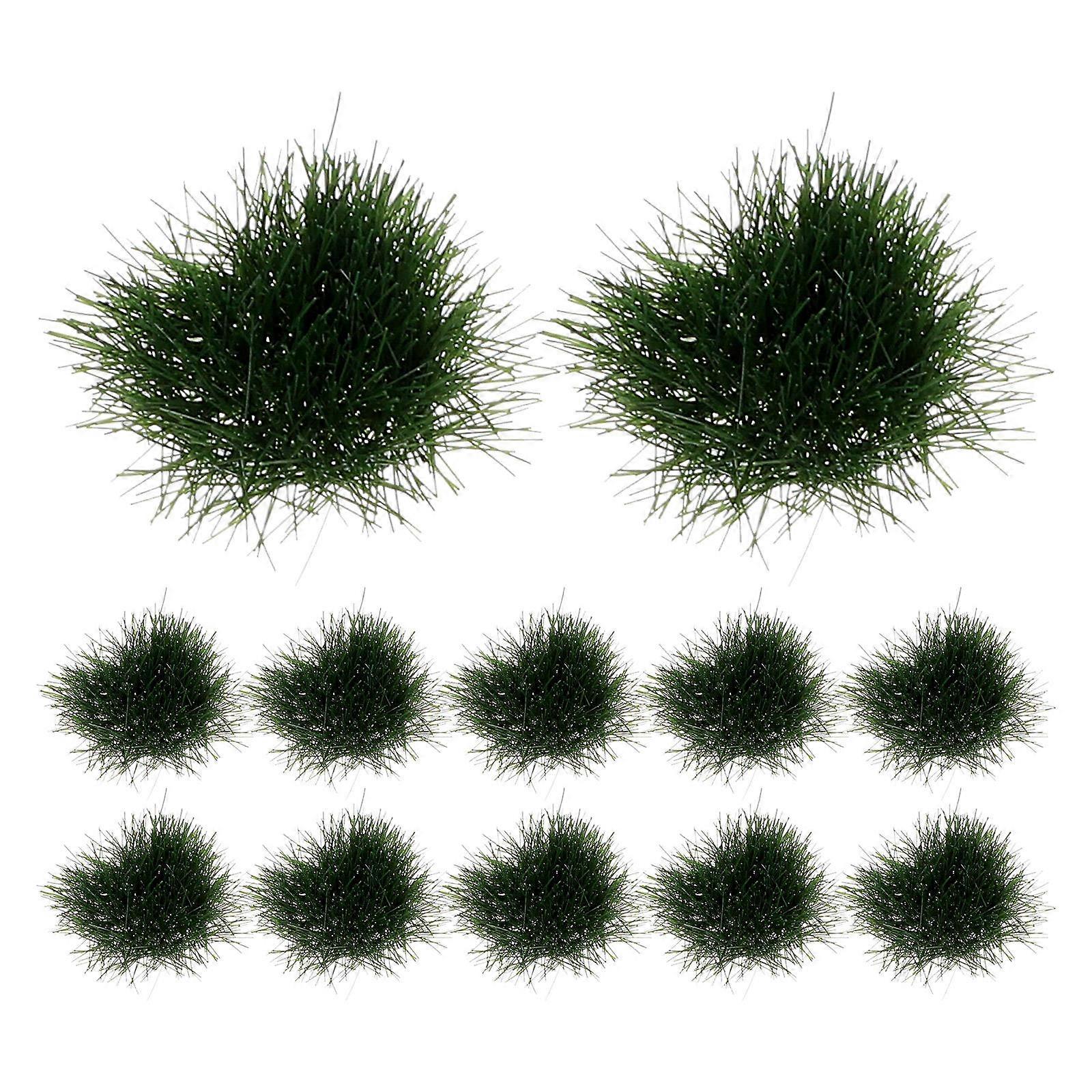 Grass Miniatures For Model Train Enthusiasts And DIY Users In Dark Green Color Great For Railway Scene Decoration And Sand Table Decoration 1 Set