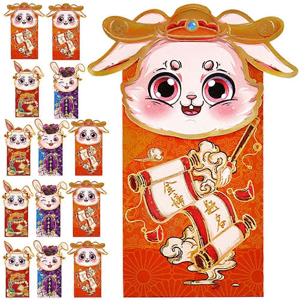 Lucky Money Pockets 18Pcs Traditional Design Cash Envelopes For Business Occasions And Celebrations
