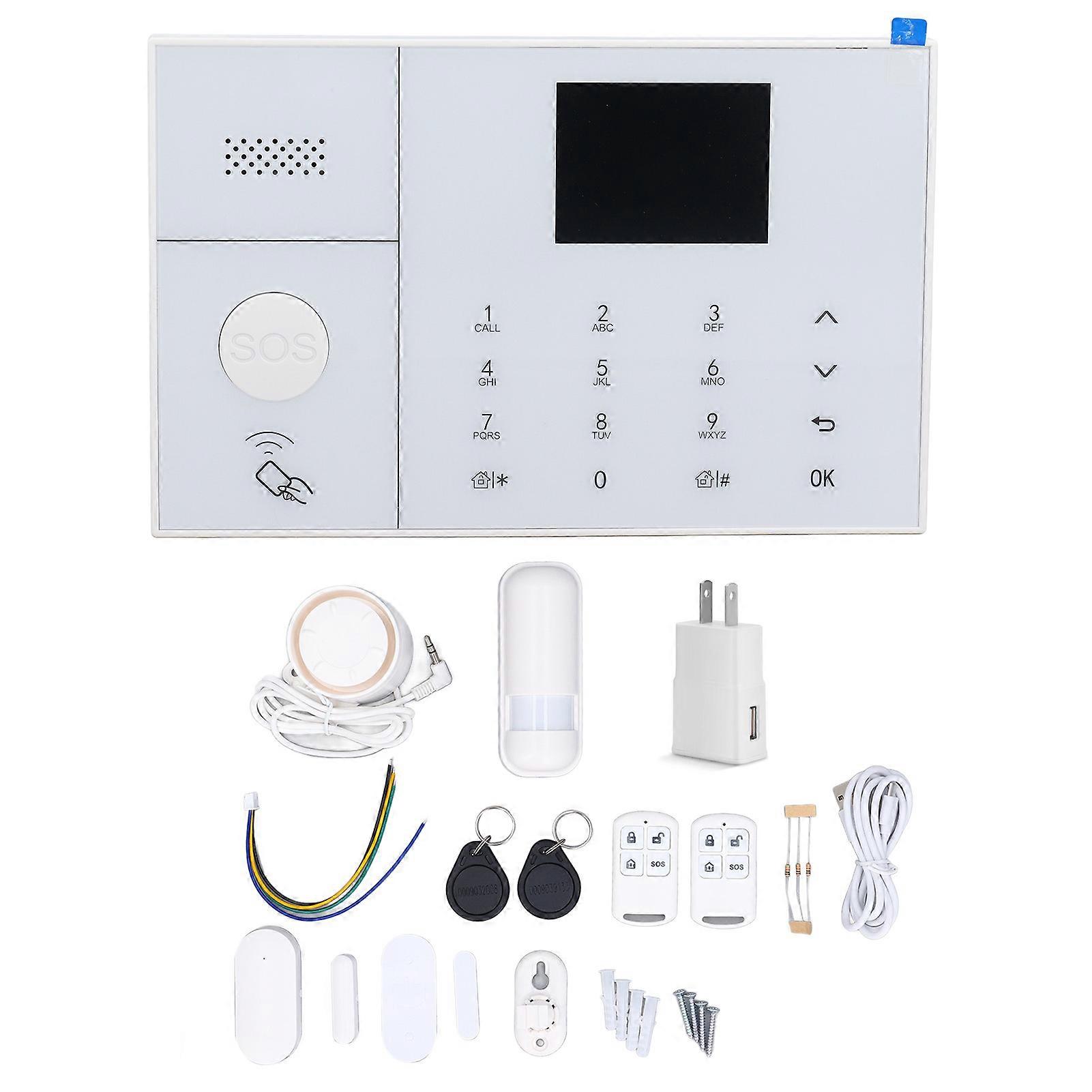 WiFi Home Alarm System Dual Way Voice GSM Smart Security Door Bell Alarm Support 10 Languages