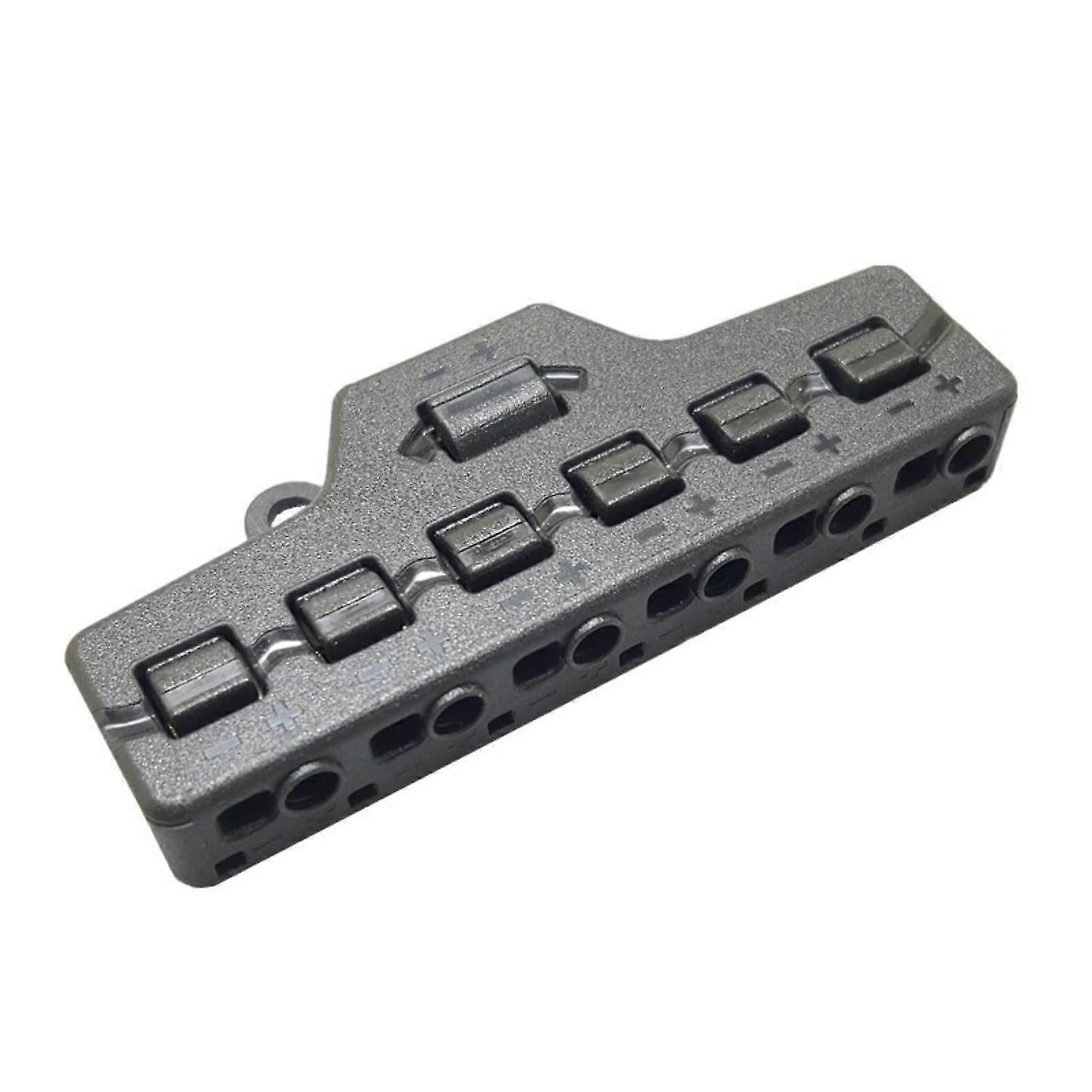 2025 Upgraded Wire Splitter Home Electric LED Lighting Accessory Distribution Plug for LED Light 1 Input to 6 Output