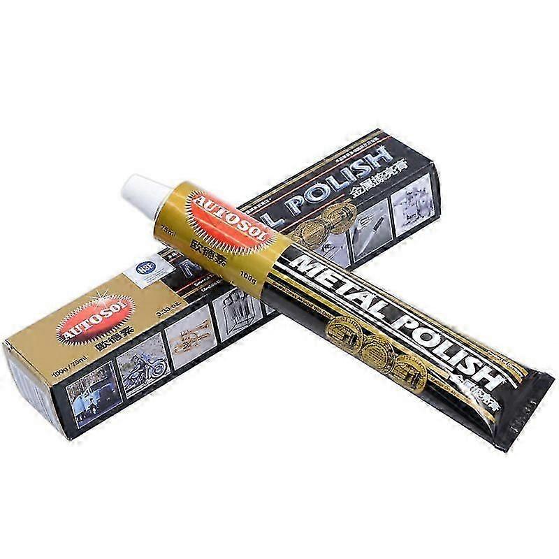 Autosol Original Solvol Chrome Metal Aluminium Motorcycle Cleaner Polish Car 100g