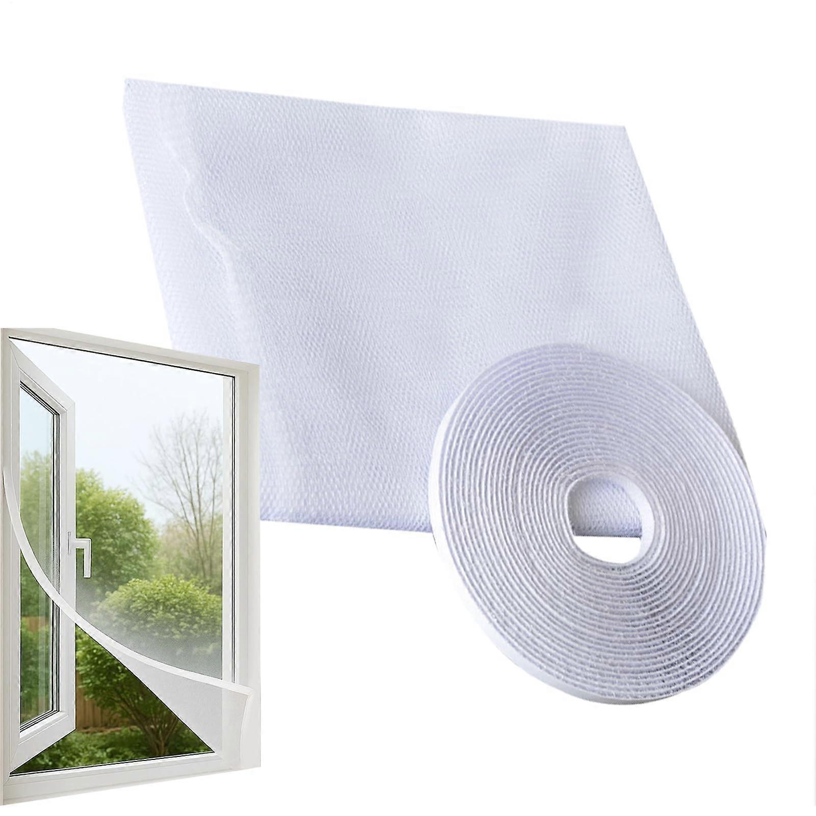 Selfadhesive insect screen for sliding doors Invisible replacement parts