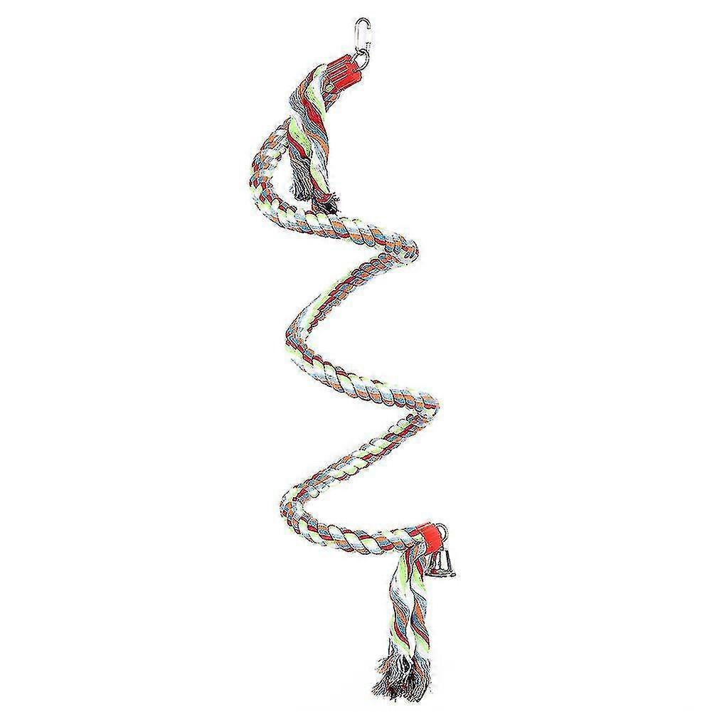 1.6m Parrot Swing & Climbing Toy - Bird Supplies for Large, Medium & Small Parrots - Playstand for Fun & Exercise