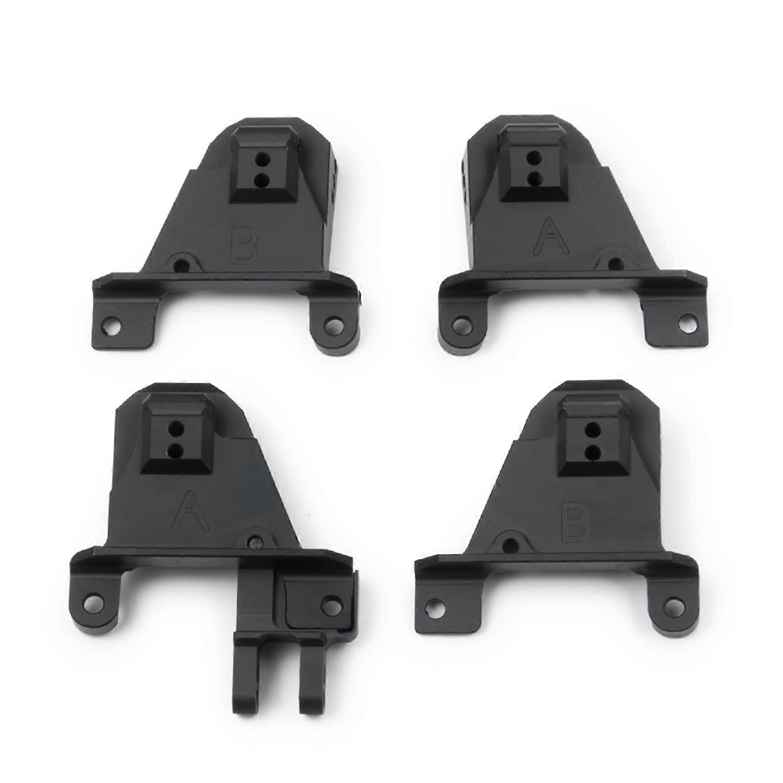 4 pieces aluminum shock absorber mounts for front and rear, for 1/10 RC Crawler TRX4 TRX4 RC Car Metal Upgrade Kit.