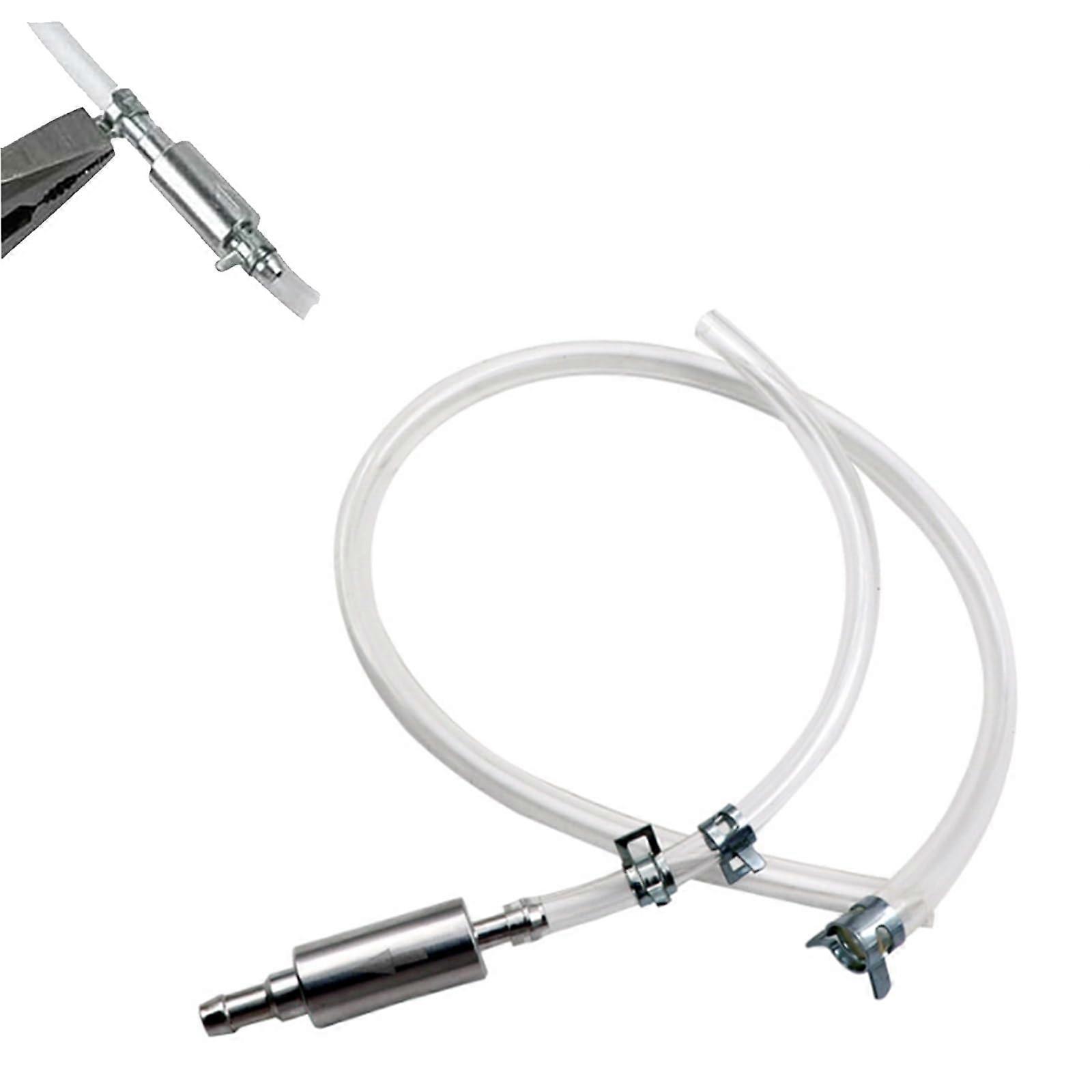 Brake Bleeder Hose with One Way Check Valve Tube for Car and Motorcycle Clutch Brake Exhaust System, 1 Piece