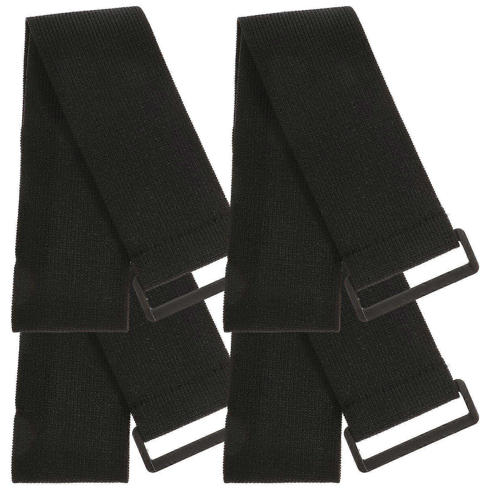 4pcs Crochet et Boucle Sangle Élastique Sangle Polyvalente Sangle Réutilisable Sangle De Sangle