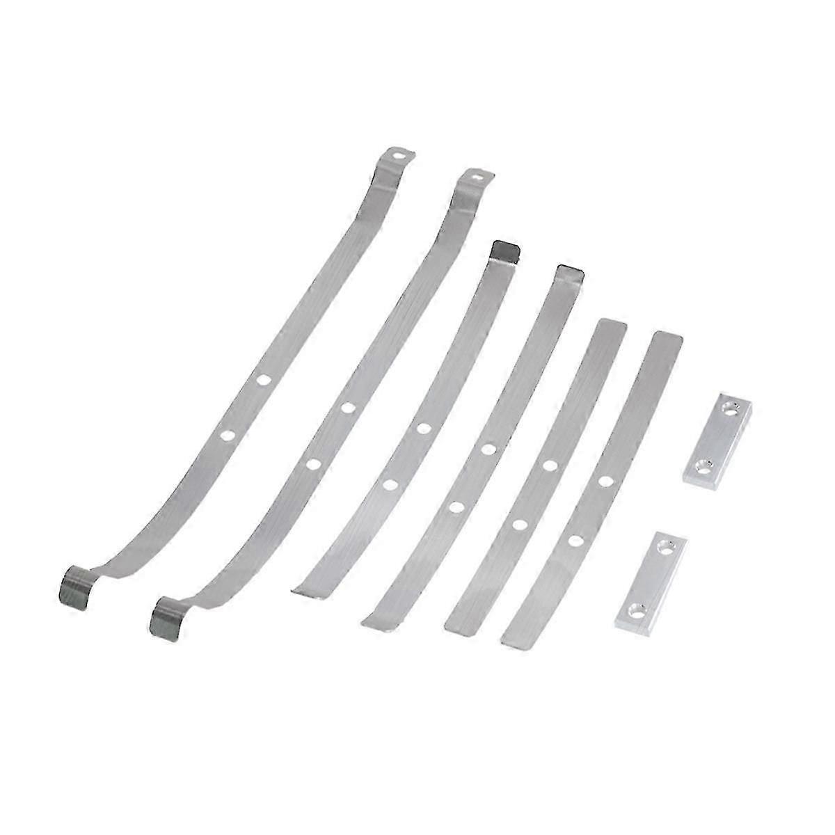 Rear axle fixed spring plate kit for 1/12 MN82 LC79 RC car stainless steel