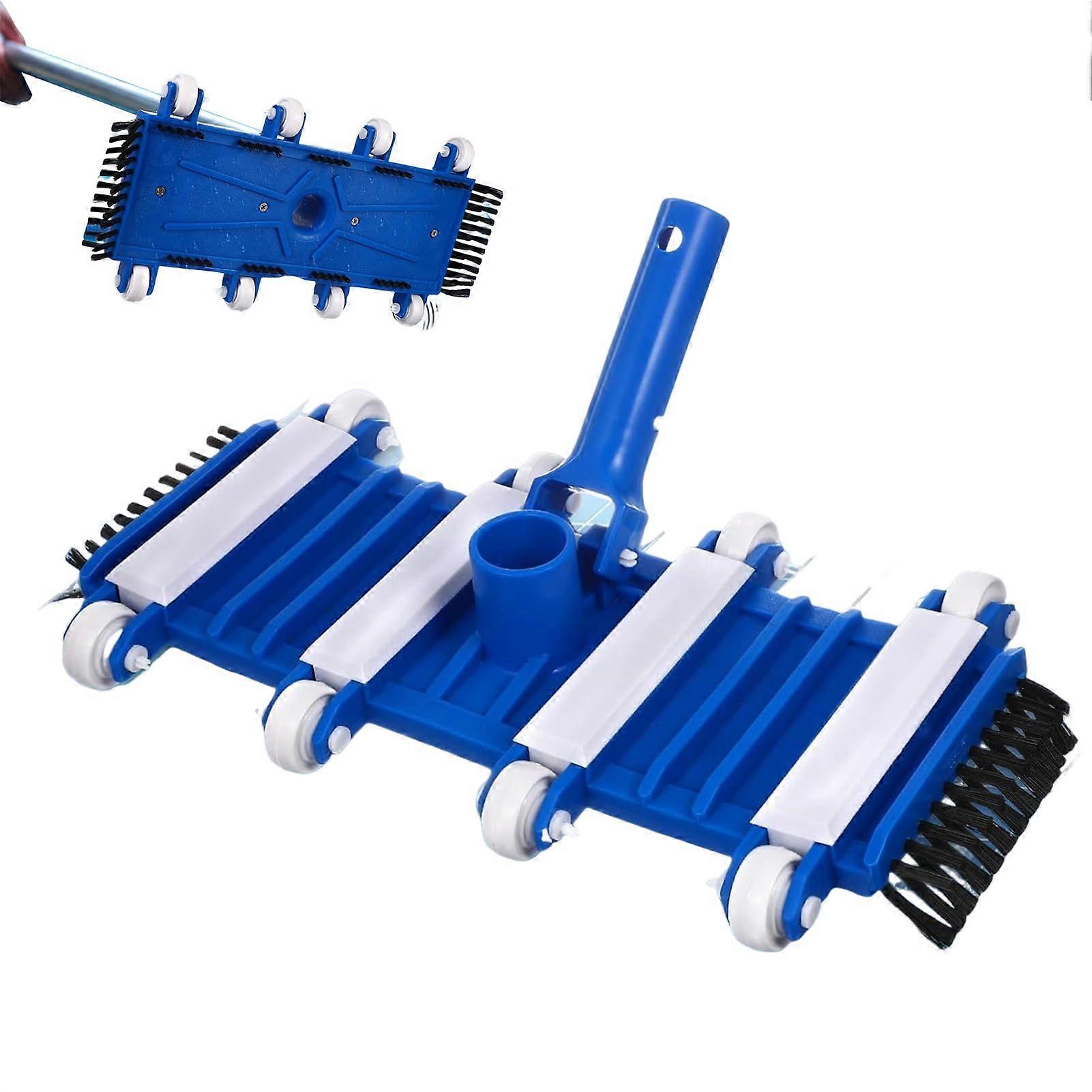 Pool Vacuum Brush Head with Flexible Design for Manual Algae Removal and Maintenance Tools