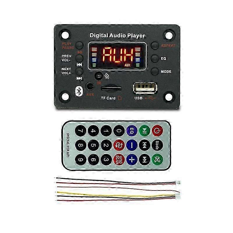 MP3 Player Module Bluetooth-Compatible JQ- with Power Amplifier Decoder Board Amplifier Car FM Radio Module