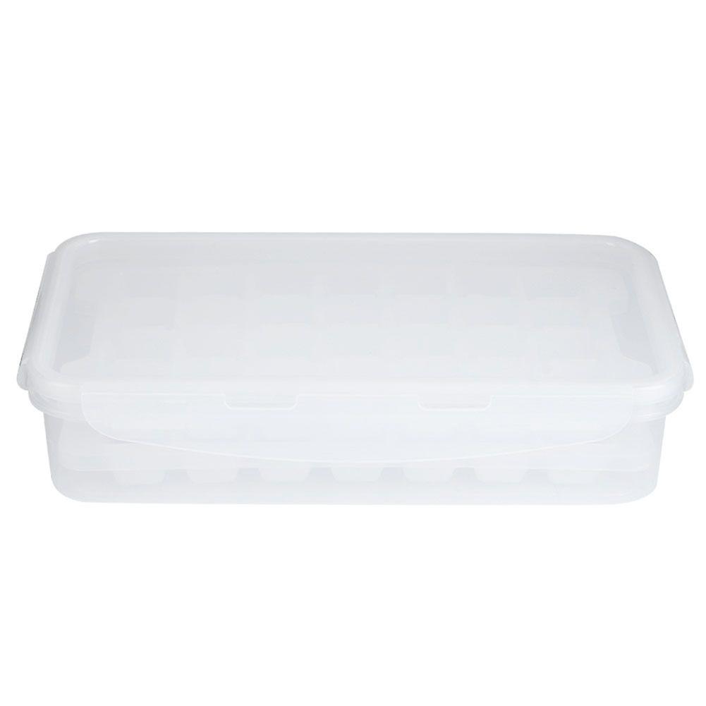 56-Grid Ice Cube Tray, Household Ice Maker with Storage Box and Lid, Kitchen Accessories