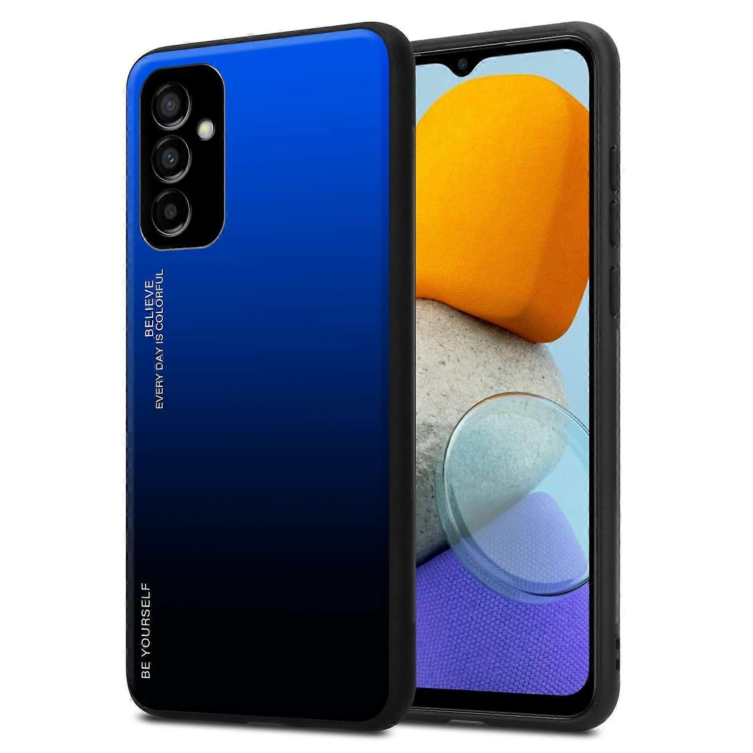 Samsung Galaxy M23 5G TPU Case - Back Cover with Protective Glass - Two-tone