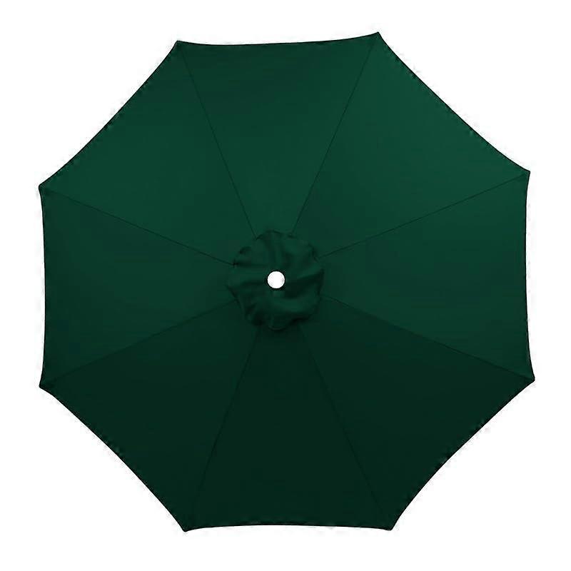 Replacement Umbrella Canopy 2m Green Waterproof UV Protection Beach Canopy Cover 6 Bones Outdoor Garden Replacement Cover