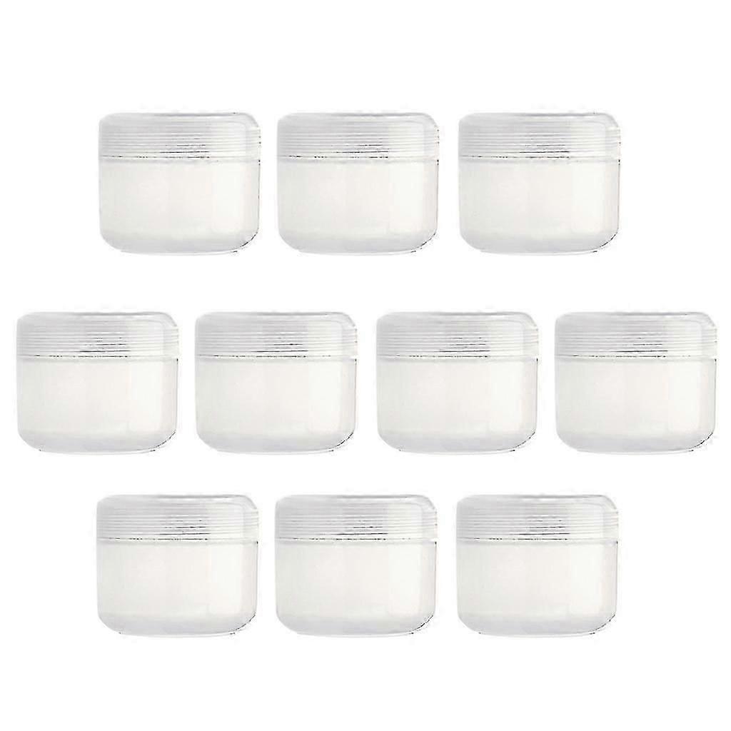 Refillable Plastic Empty Face Cream Cosmetic Container with Lid Clear-20g hr