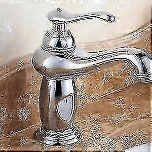 Bathroom Basin Faucet, Gold Finish Brass Mixer Tap