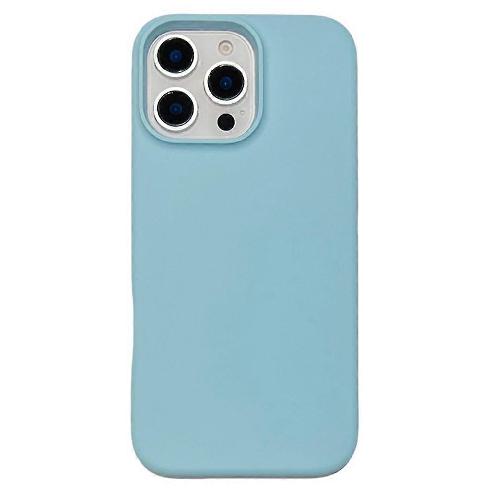 Compatible For iPhone 16 Pro Case Soft Microfiber Lining Liquid Silicone + PC Phone Cover