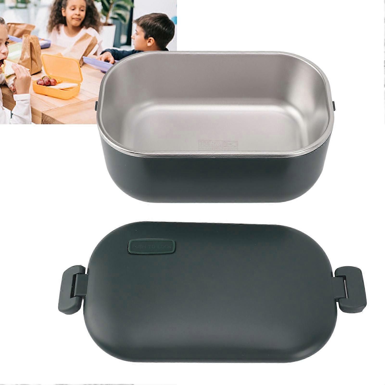 Electric Lunch Box 1L 360° Heating 19.5x12.3x12.6cm US Plug
