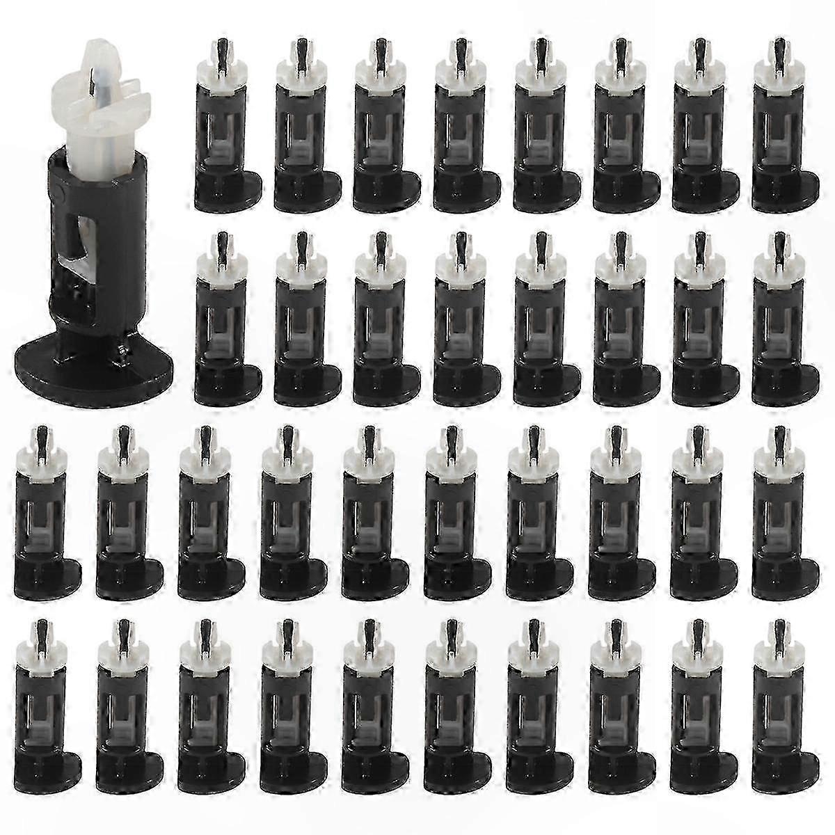 80Pcs Plastic Push Pins for CPU Cooler Fan Mounting Clips Heat Sink Fasteners Compatible with Intel Processors