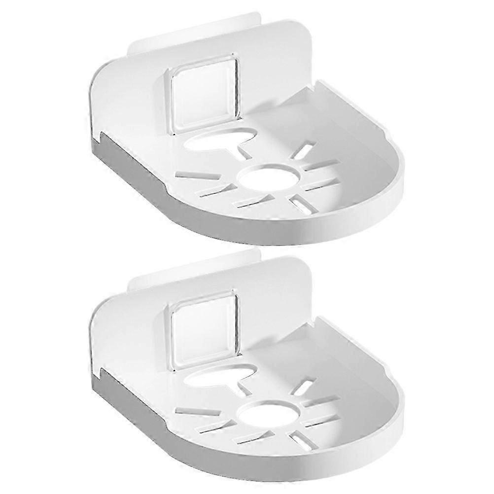2pcs Wall Mount Storage Rack No Drilling Security Camera Holder Heavy Duty Bracket Speaker Rack