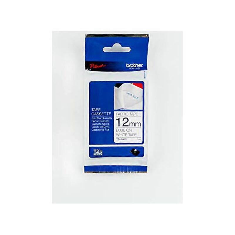 Laminated Tape for Labelling Machines Brother TZEFA3 Blue White Blue/White
