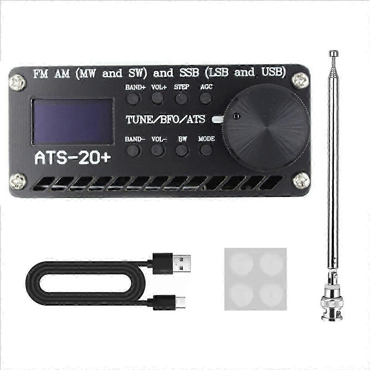 ATS-20+ Plus Si4732 Radio Receiver FM AM MW SW SSB LSB USB Full Band