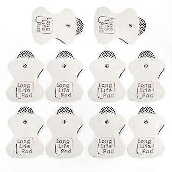 Electrode Pads Replacement for Massagers, Long-Life Conductive Stickers (10 Pack)