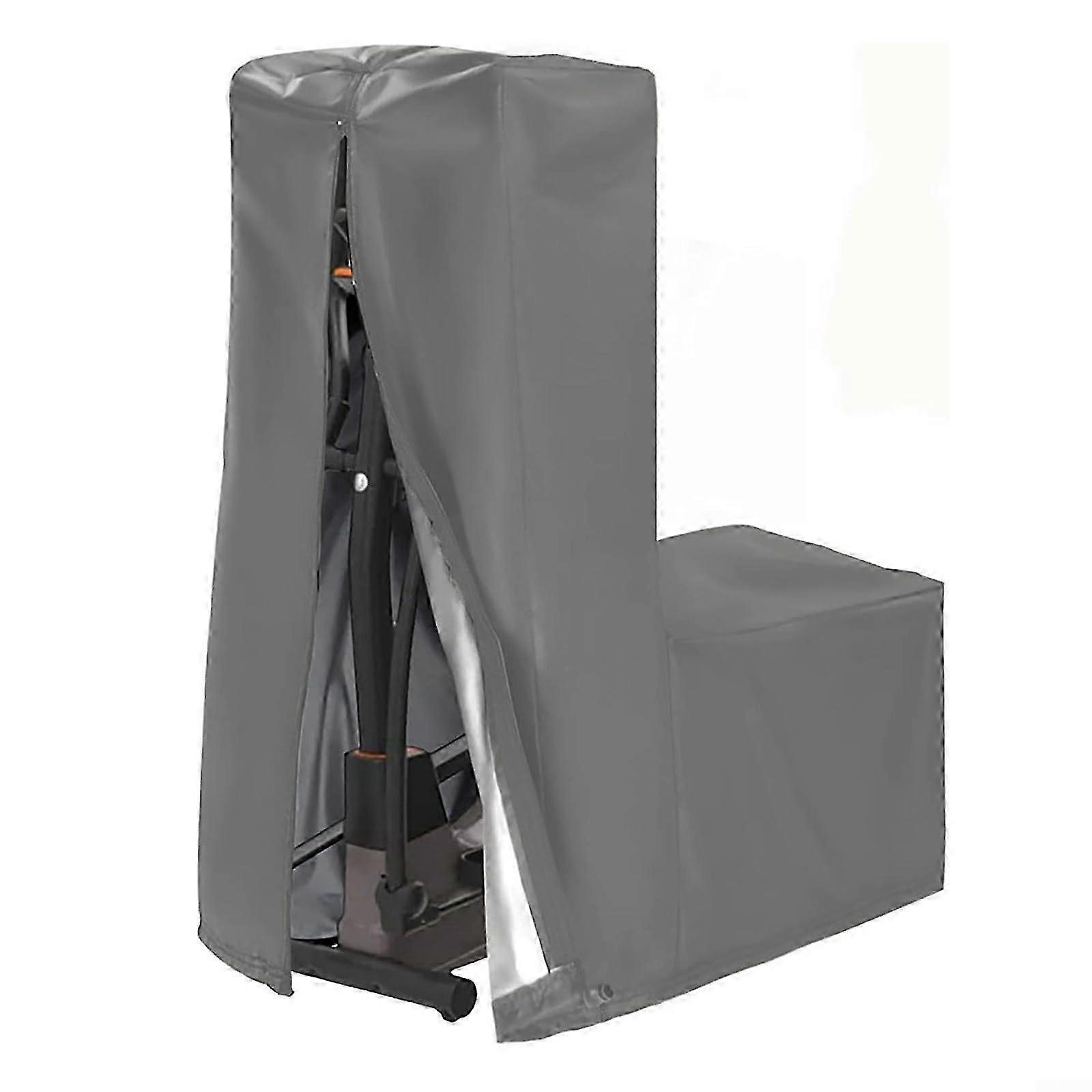 Capa protetora para aparelhos elípticos em tecido 420D resistente a rasgos (cinza, 140 x 64 x 165 cm) cinza14064165cm