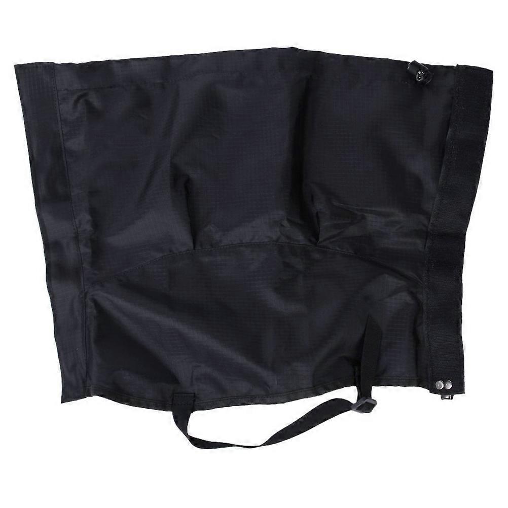 Waterproof Snow Gaiters for Outdoor Activities with Durable Nylon Material Black Size L Length about 45.5cm