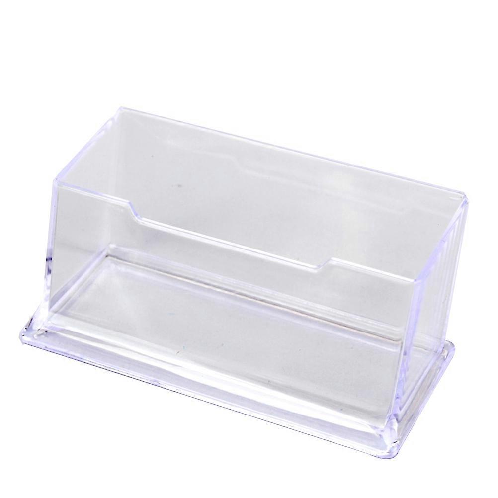 Name Card Box Business Case for Card Storage 20Pcs Transparent Storage