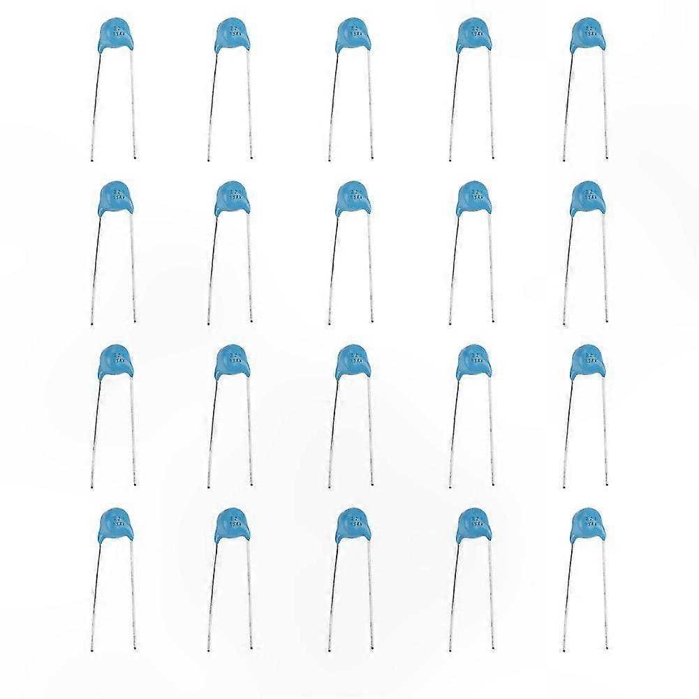 20-Pack High Voltage Ceramic Capacitors, 221K 220pF 15KV Components for Electronics Projects and DIY Kits