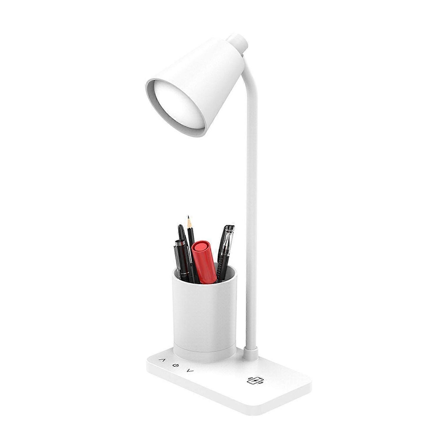 LED Desk Lamp, Reading Lamp, Home Office Bedroom Work Study(White)