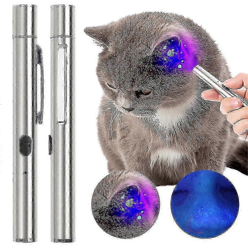 Dog Cat Fungus Detection Wood"s Light Usb Moss Light Pet Skin Disease 365 Uv Black Mirror Detection Lamp