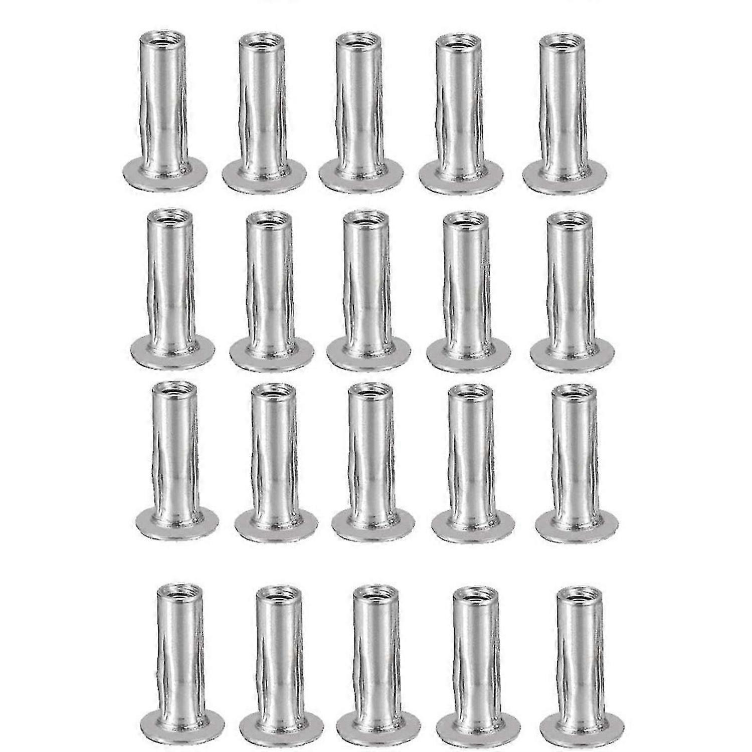 M5 Multi-Grip Rivet Nuts, 20Pcs Threaded Insert Nut for Industrial