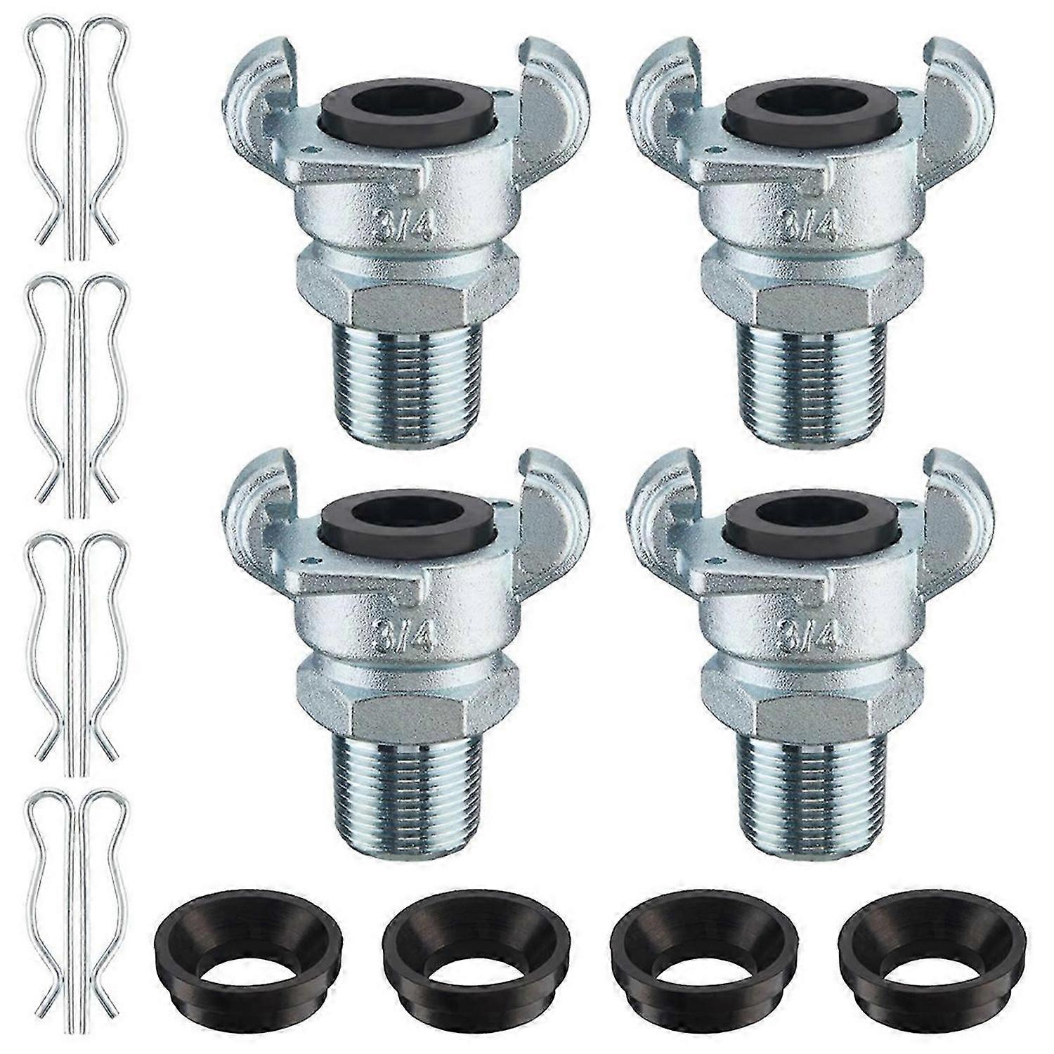 4Sets NPT Air Hose Fitting 2 Lug Universal Coupling Chicago Fitting