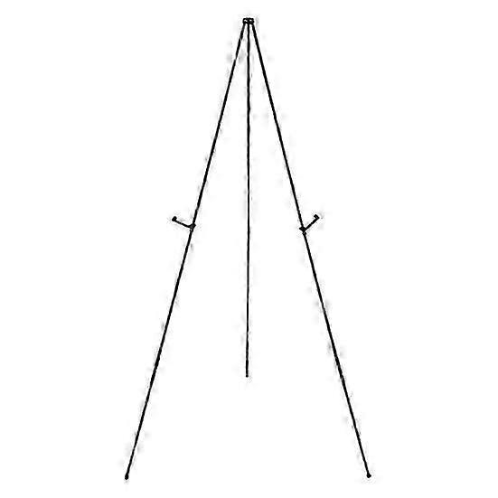 Display Stand Adjustable Height Anti-slip Solid Collapsible Fixed Poster Metal Wedding Sign White Easel Stand The Party