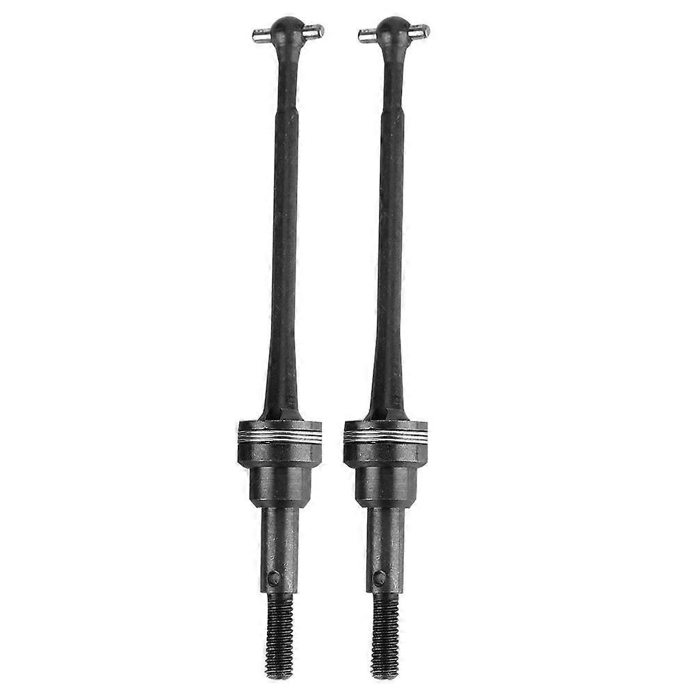 2pcs Front Drive Shaft for WLtoys 1/12 12423 Remote Control Car Accessory (Black0090BL)