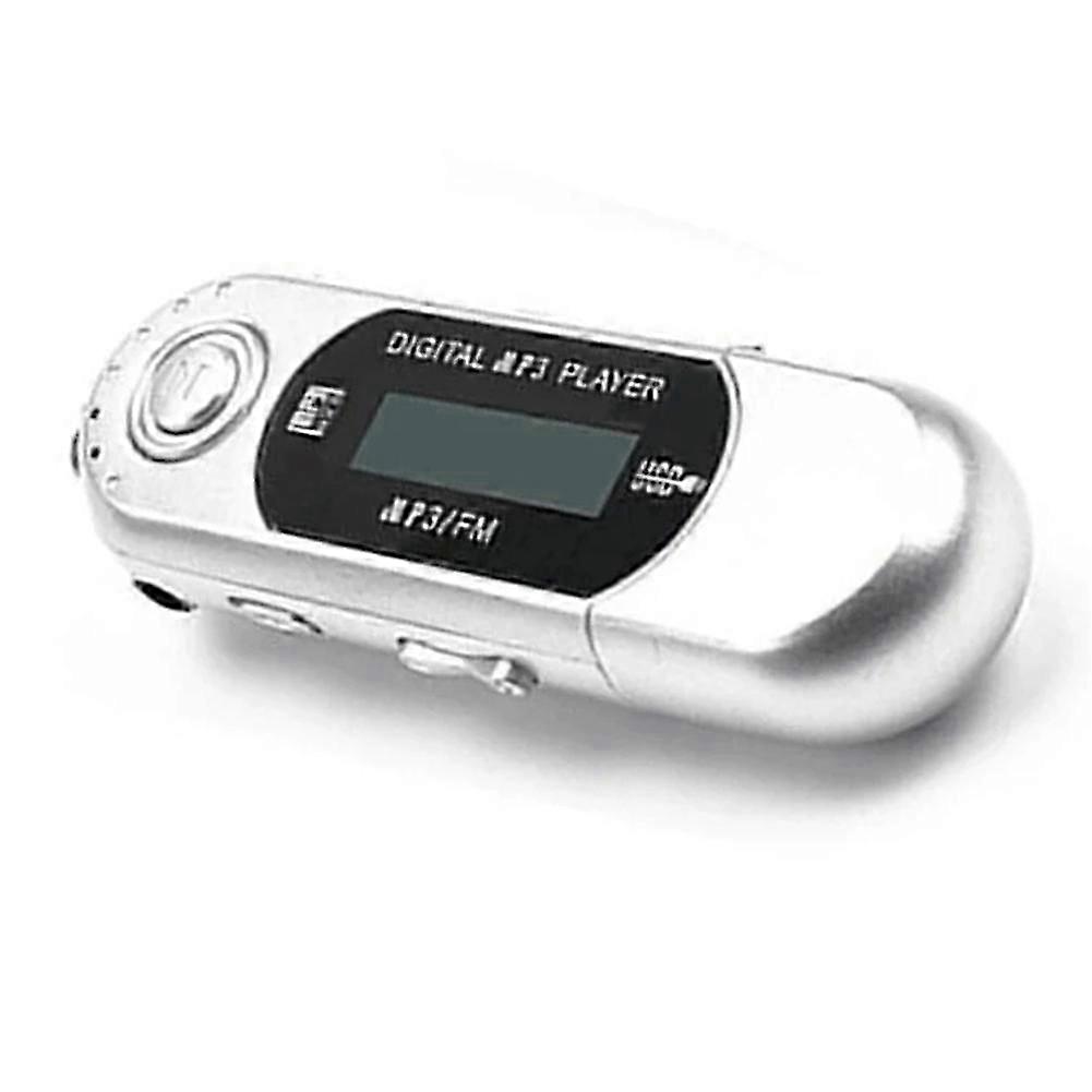 suitable for Mini MP3 Player USB 2.0 Small Flash Drive Multilanguage LCD Music Player with 3.5mm Audio Jack Automatic Shutdown(A)