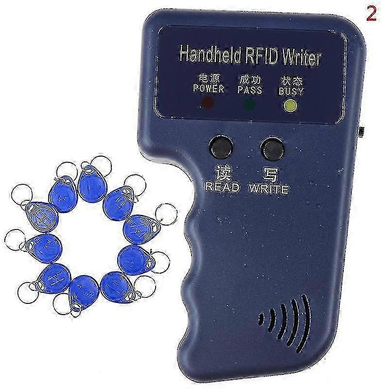 125khz Handheld Rfid Writer/ Copier/ Readers/ Duplicator With 10pcs Id Tags