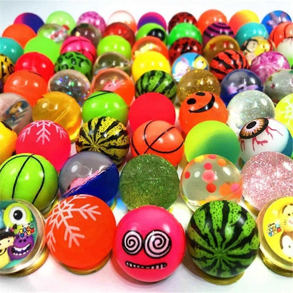 6/100PCS Halloween Bouncy Balls Glow in The Dark Bouncing Balls Eyeballs for Halloween Goodie Bag Fillers Classroom Game Prizes