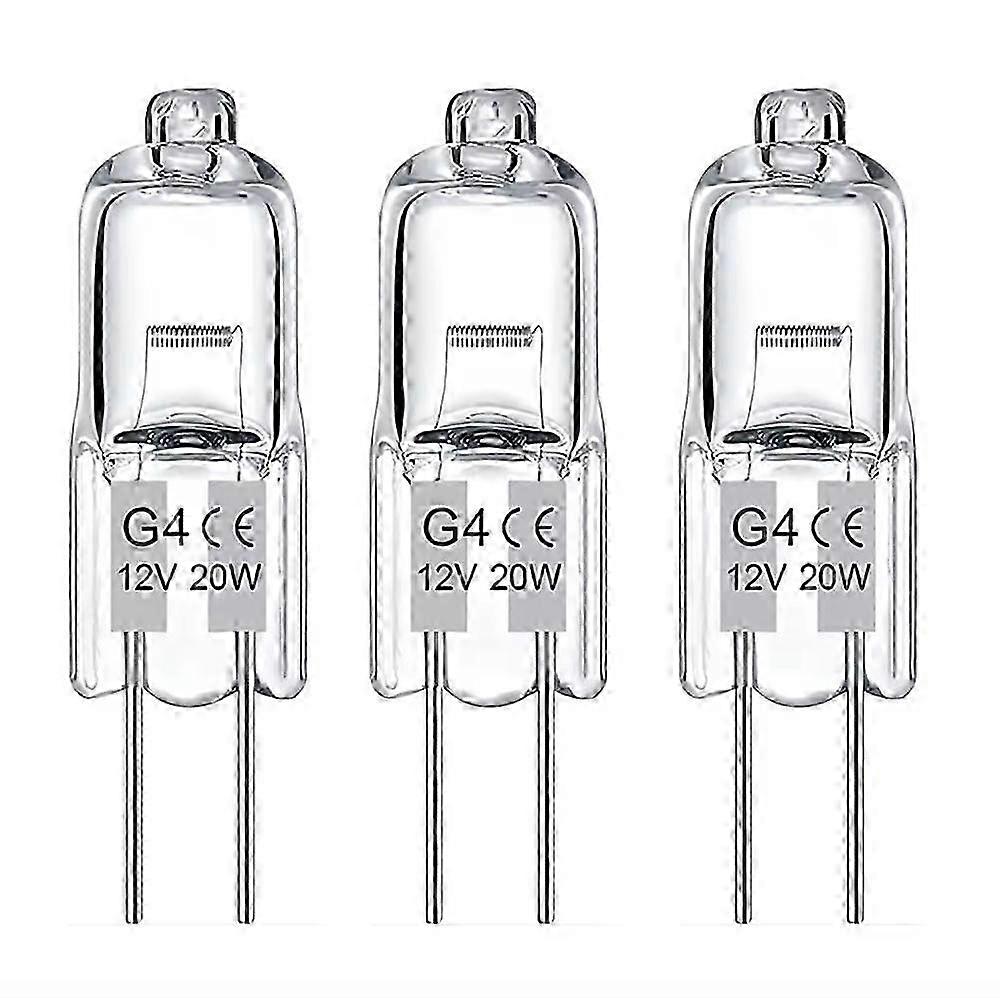 20 パック G4 ハロゲン電球 20W 12V ウォームライトで理想的な照明を実現
