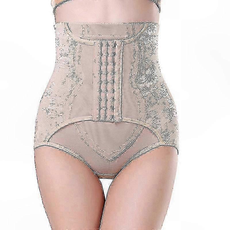 Postpartum High-Waisted Shaping Pants for Women - Tummy Control, Waist Compression, and Body Support Underwear with Enhanced Three-Layer Design