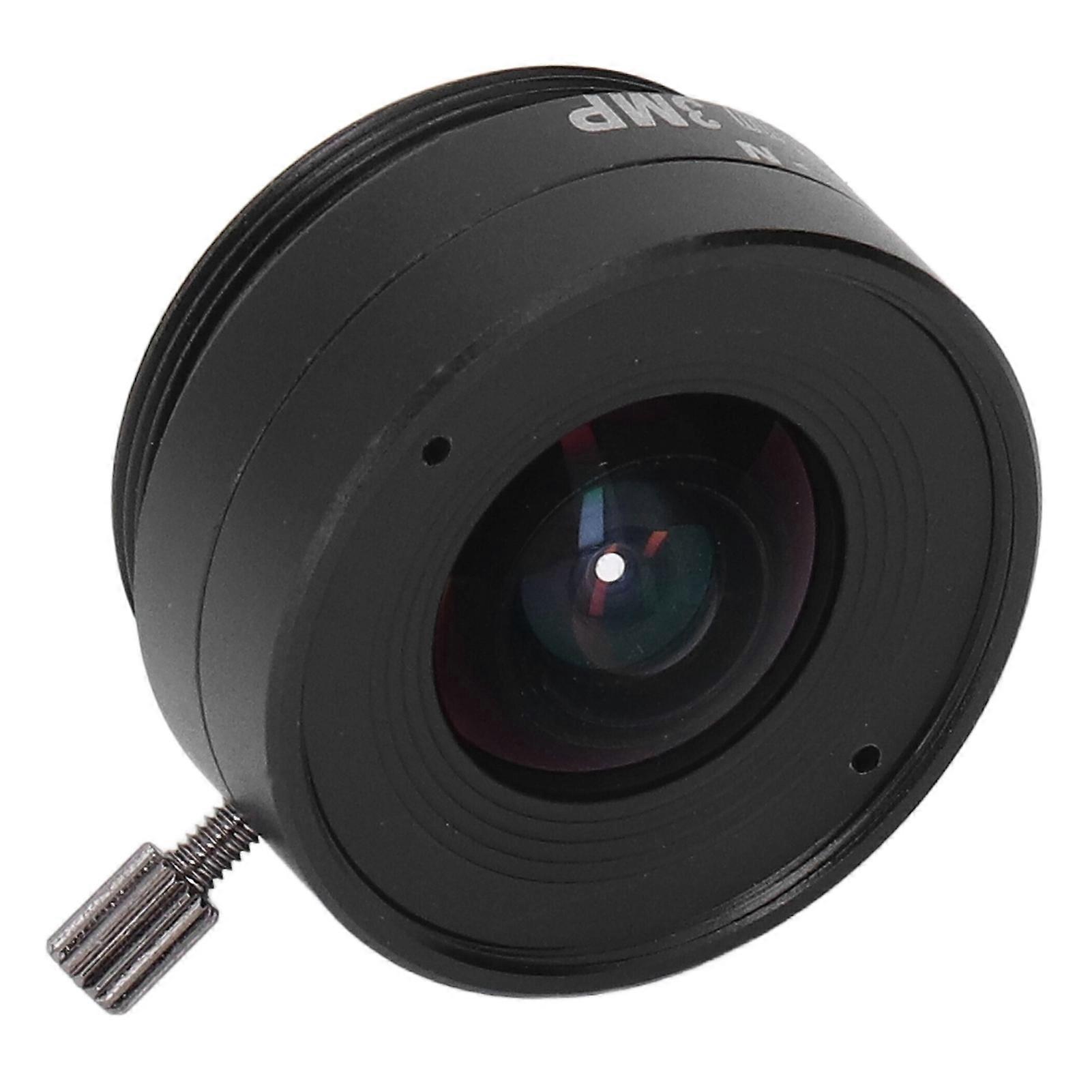 Objectif grand angle 2,1 mm 3 MP à monture CS pour caméra de vidéosurveillance, alliage d'aluminium, pour caméras de sécurité à domicile